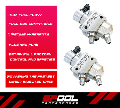 Spool Performance FX-350 Upgraded High Pressure Fuel Pumps BMW M5/M8/X5M/X6M F90/F92/F95 S63