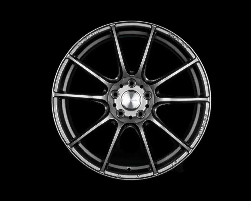 WedsSport SA-25R Wheel 18x8.5 5x100 45mm Platinum Silver Black