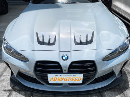 ARMASPEED Carbon Fiber Hood Trim BMW M3/M4 G80/G82 S58