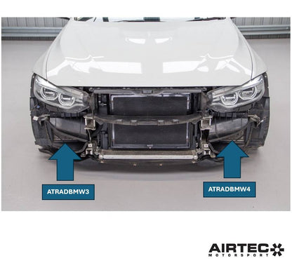 AIRTEC Motorsport Upgraded Side Radiators BMW M2/M3/M4 F80/F82/F87/F83 S55