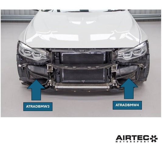 AIRTEC Motorsport Upgraded Side Radiators BMW M2/M3/M4 F80/F82/F87/F83 S55