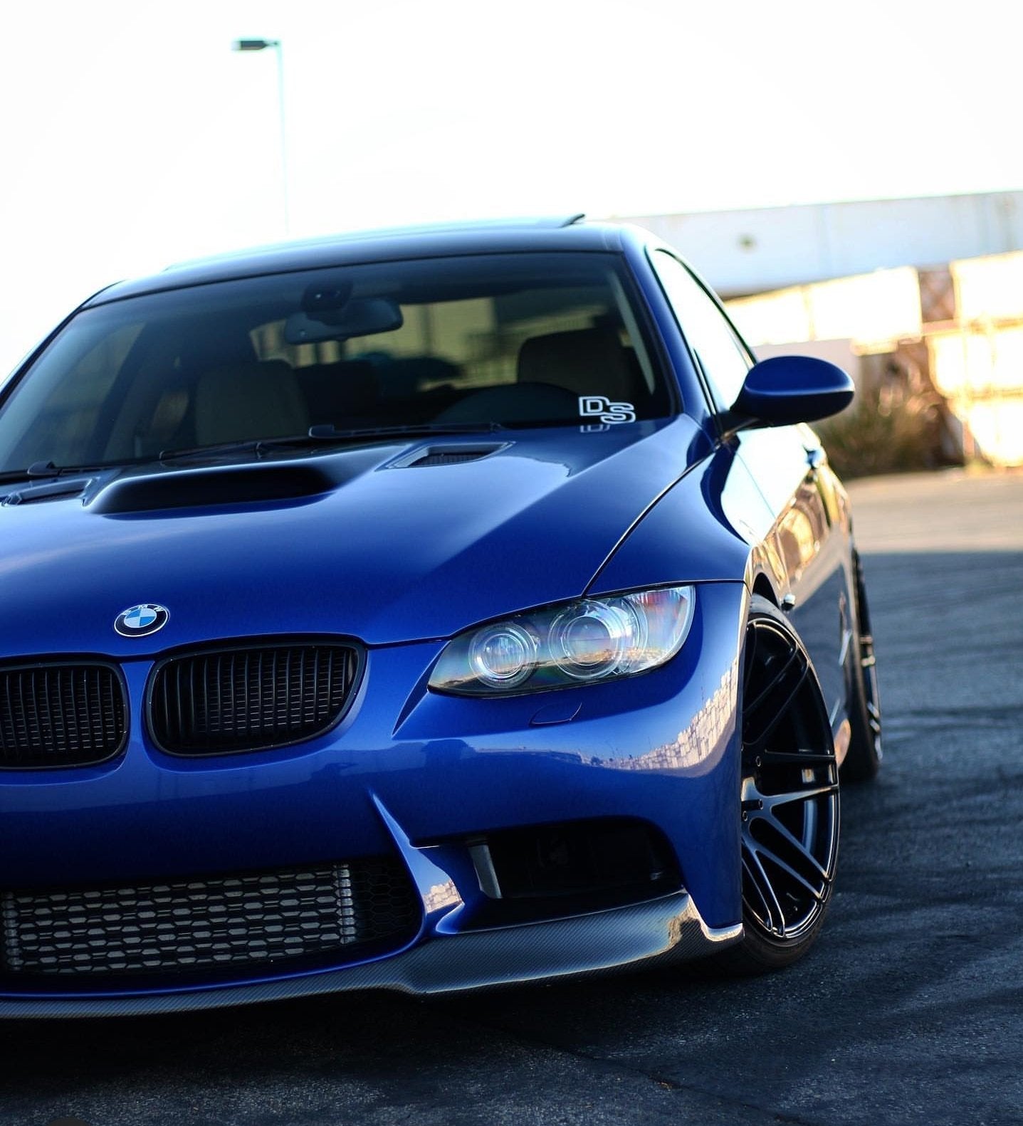 Horizon Motorsport AP V1 CARBON FIBER FRONT LIP BMW E90 3-SERIES (M-TECH M3 STYLE BUMPER)