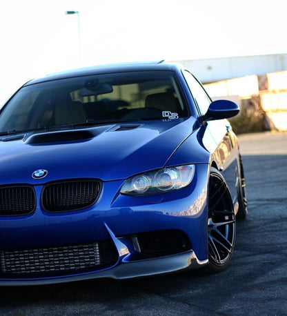 Horizon Motorsport AP V1 CARBON FIBER FRONT LIP BMW E90 3-SERIES (M-TECH M3 STYLE BUMPER)