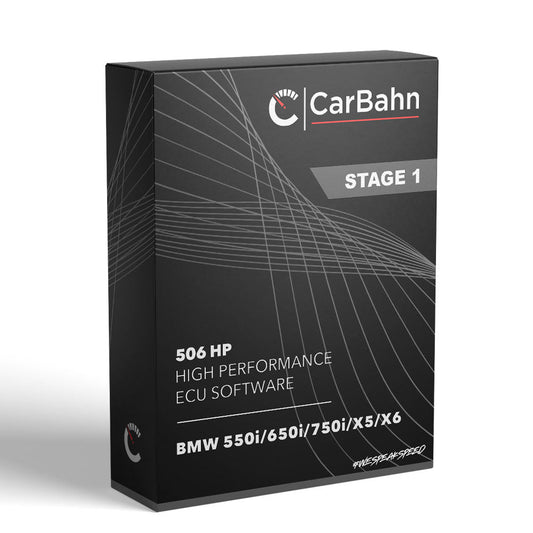 CarBahn 506 HP Stage 1 ECU Software | BMW 550i/650i/750i/X5/X6 F10 F12 F15 F16 N63