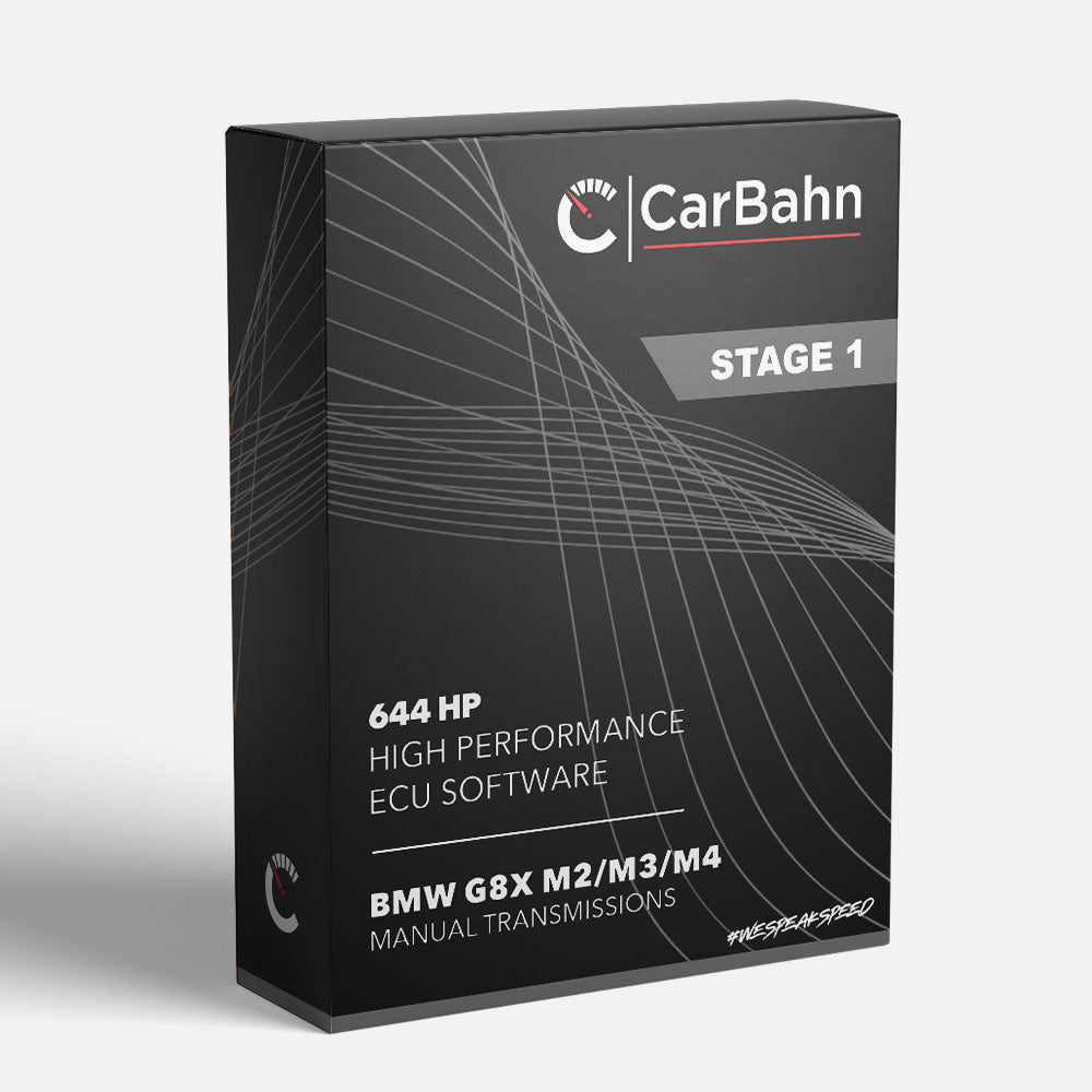 CarBahn 644 HP Stage 1 ECU Software | BMW M2/M3/M4 with Manual Transmissions G80 G82 G83 G87