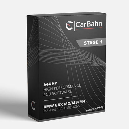 CarBahn 644 HP Stage 1 ECU Software | BMW M2/M3/M4 with Manual Transmissions G80 G82 G83 G87