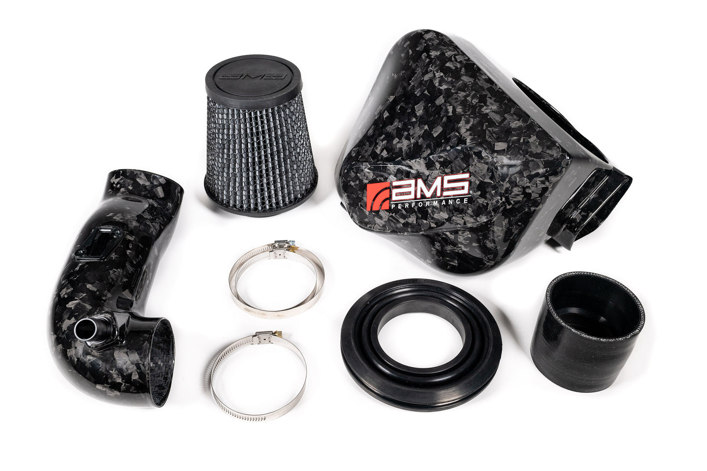 AMS Performance Chopped/Forged Carbon Fiber Cold Air Intake Toyota Supra GR B58