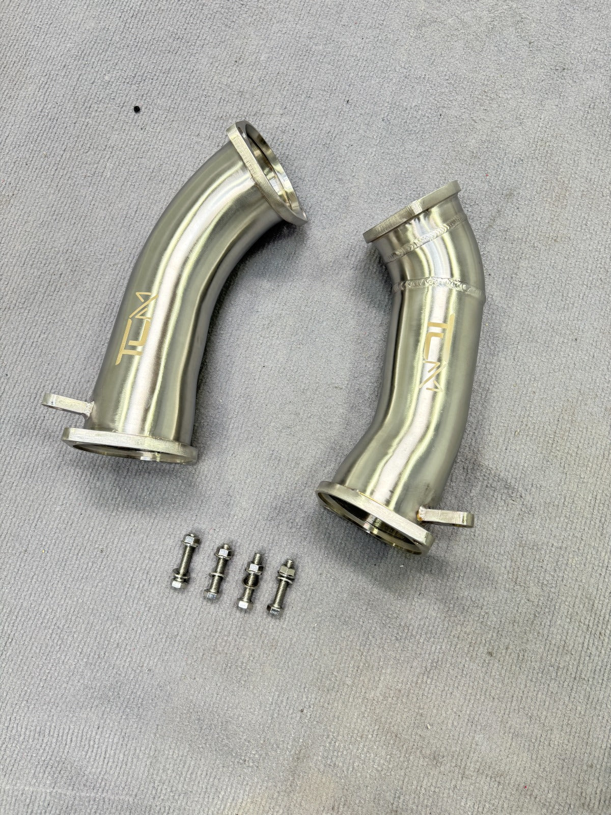 TCM Catted Downpipes S68 BMW M5 G90 G99 Primary Secondary