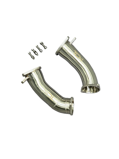 TCM Catted Downpipes S68 BMW M5 G90 G99 Primary Secondary