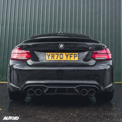 TRE  Pre-preg Carbon Fiber Competition Rear Diffuser for BMW M2 & M2 Competition (2015-2021, F87)