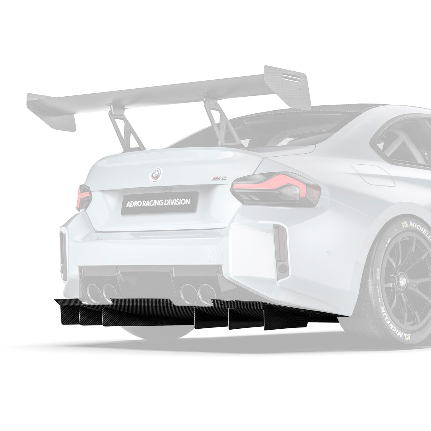 BMW G87 M2 Prepreg Carbon Fiber Race Diffuser