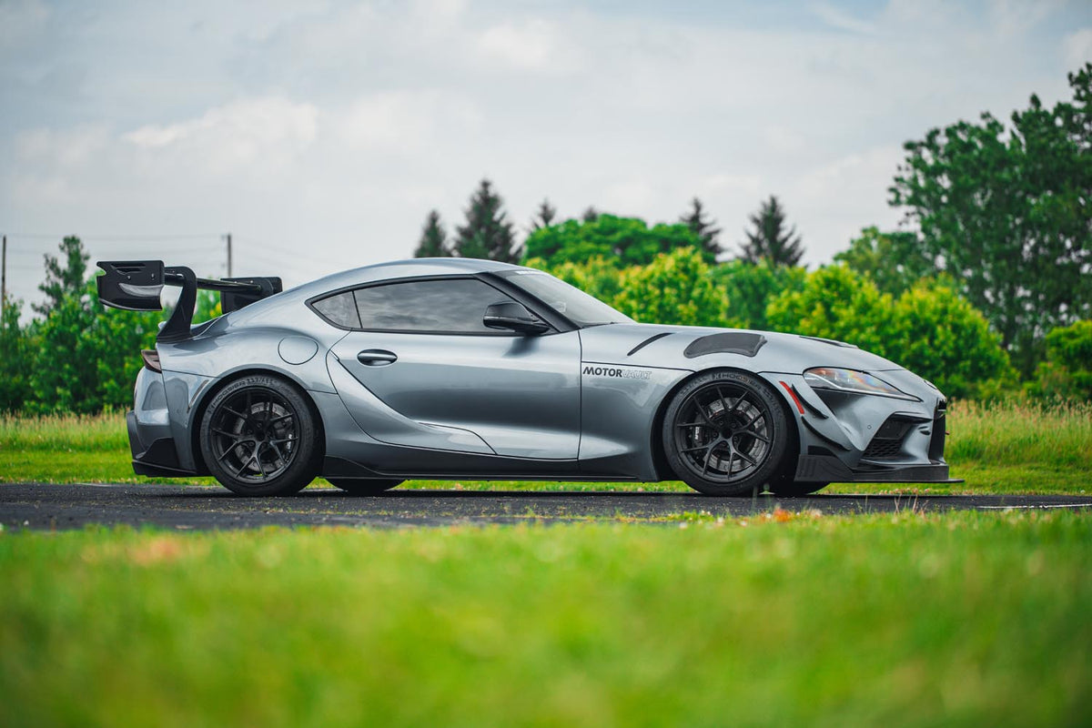 Verus Engineering V1X Swan Neck Rear Wing Kit - Mk5 Toyota Supra