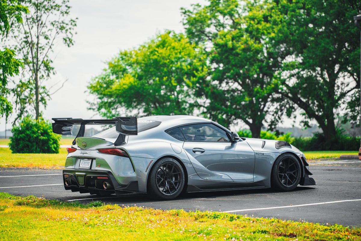 Verus Engineering V1X Swan Neck Rear Wing Kit - Mk5 Toyota Supra