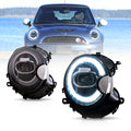 Vland LED Dual Beam Projector Headlights Black Mini R Series R56 R57 R58 R59