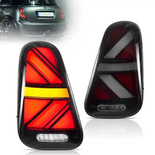 Vland  LED Tail Lights Sequential Turn Signal With Dynamic Welcome Lighting Mini R Series 1th Gen R50 R52 R53