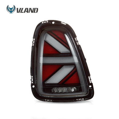Vland LED Tail Lights With Amber Sequential Turn Signal Mini Cooper 2th Gen R56 R57 R58 R59