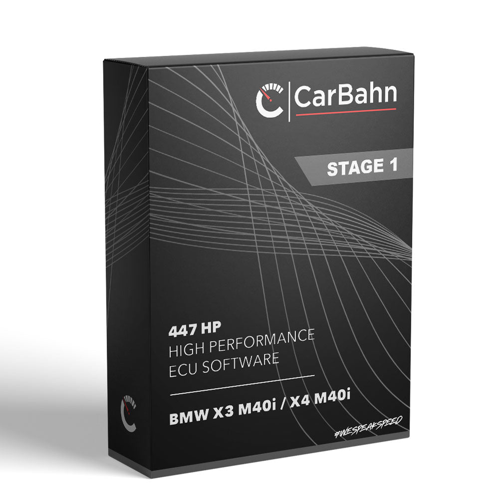 CarBahn 447 HP Stage 1 ECU Software | BMW X3 M40i / X4 M40i G01