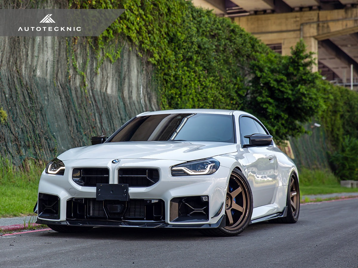 AutoTecknic Dry Carbon Podium Front Lip Set - G87 M2