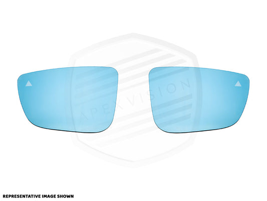 ApexVision Blue Tinted Side View Mirror Glass Set - F30 3-Series