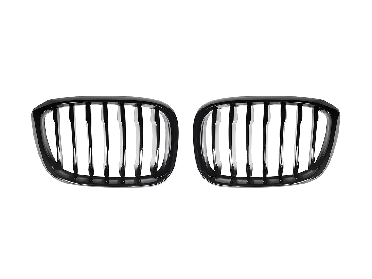 AutoTecknic Gloss Black Front Grille Set - G01 X3 | G02 X4 Pre-LCI