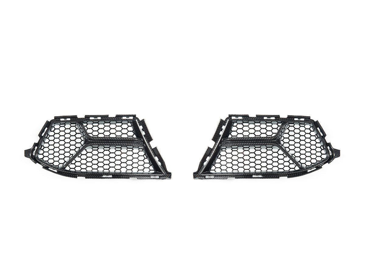 AutoTecknic Dry Carbon Corsa Front Bumper Lower Vent Set - G80 M3 | G82/ G83 M4