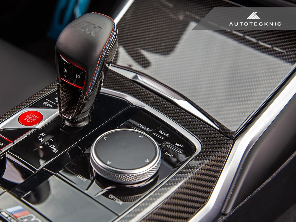 AutoTecknic Dry Carbon Gear Selector Cover BMW G87 M2