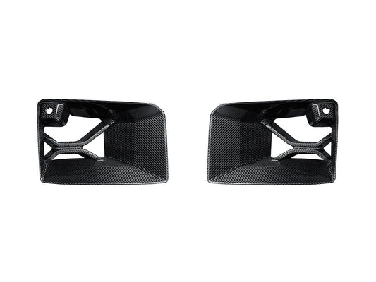 AutoTecknic Dry Carbon Podium Front Bumper Lower Vent Set - G87 M2