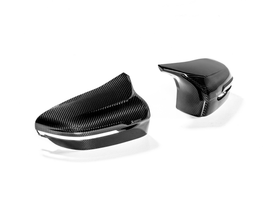Akrapovic 2018+ BMW M5 (F90) / 2020 BMW M8 (F91/F92) Carbon Fiber Mirror Cap Set - High Gloss