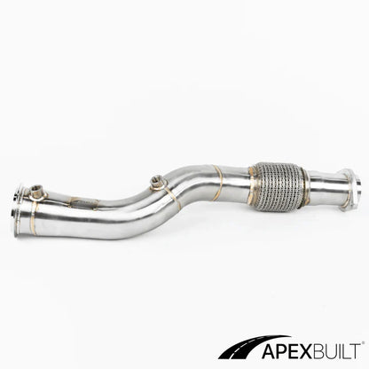 APEXBUILT Mini-Cat Downpipes BMW F97 X3M & F98 X4M (S58, 2021+)