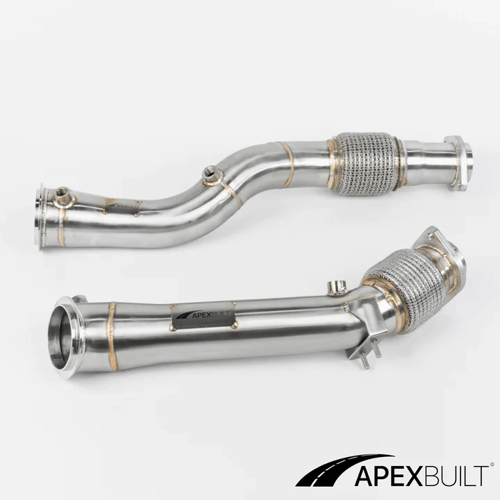 APEXBUILT GESI Cattted Downpipes BMW F97 X3M & F98 X4M (S58, 2021+)