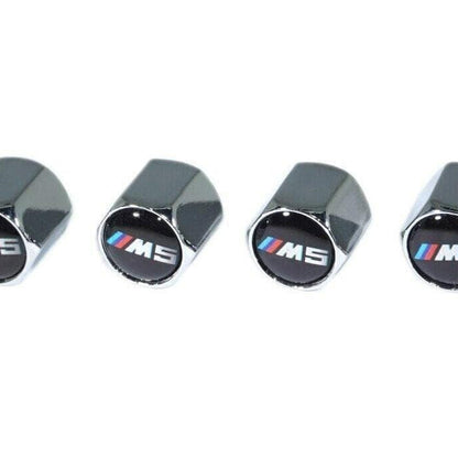 ZSPEC Chrome Valve Stem Tire Caps, Style: BMW M5