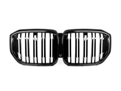 AutoTecknic Dual-Slats Gloss Black Front Grille - G05 X5 Pre-LCI