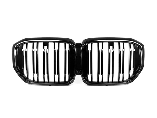 AutoTecknic Dual-Slats Gloss Black Front Grille - G05 X5 Pre-LCI