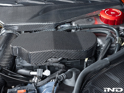 AutoTecknic Pre-Preg Carbon Engine Cover Extension Set - G90/ G99 M5