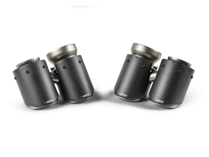Akrapovic 2024+ BMW M5 (G90,G99) Round Carbon Fiber Tail Pipe Set
