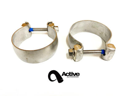 Active Autowerke F8X Exhaust Clamp Set - 11-097S