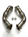Evolution Racewerks Competition Series Catless Downpipes for 2011-17 550i/650i/750i/X5 50i/X6 50i N63 Engine