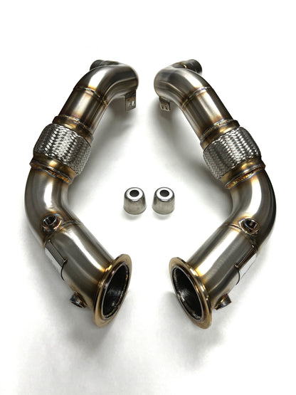 Competition Series Catless Downpipes for 2015-19 X5M & X6M S63 Engine