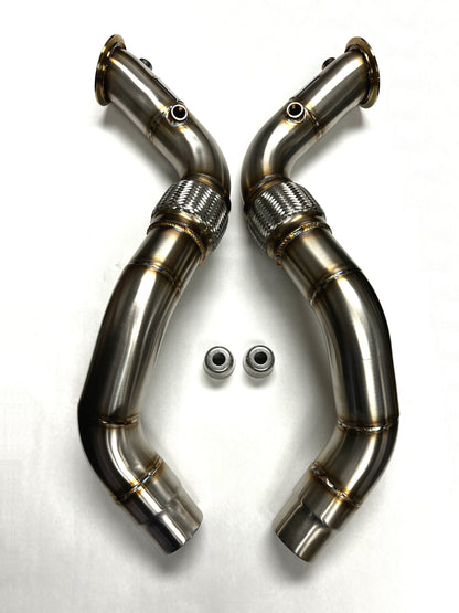 Competition Series Catless Downpipes for 2015-19 X5M & X6M S63 Engine
