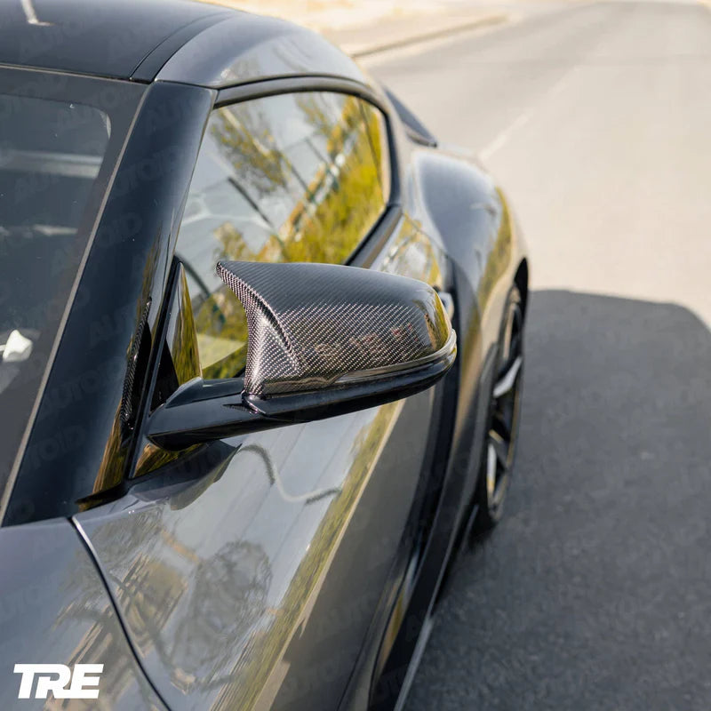 TRE Pre-Preg Carbon Fibre M Style Mirror Covers Toyota Supra MK5 A90/A91