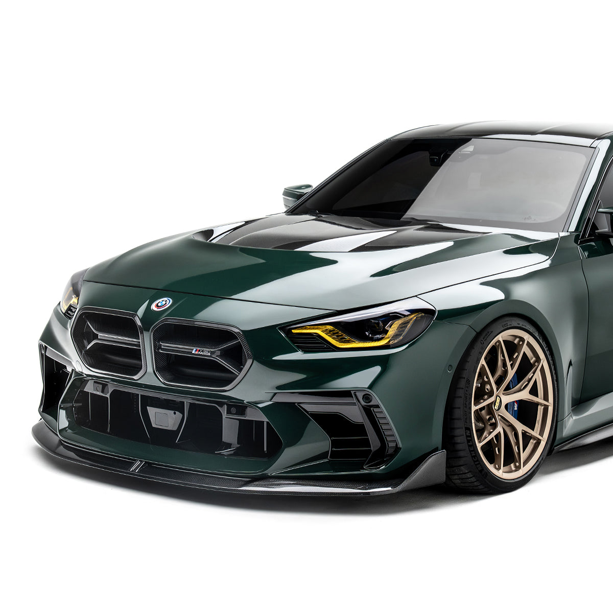 BMW G87 M2 Carbon Fiber Front Lip (ADRO Bumper) V2