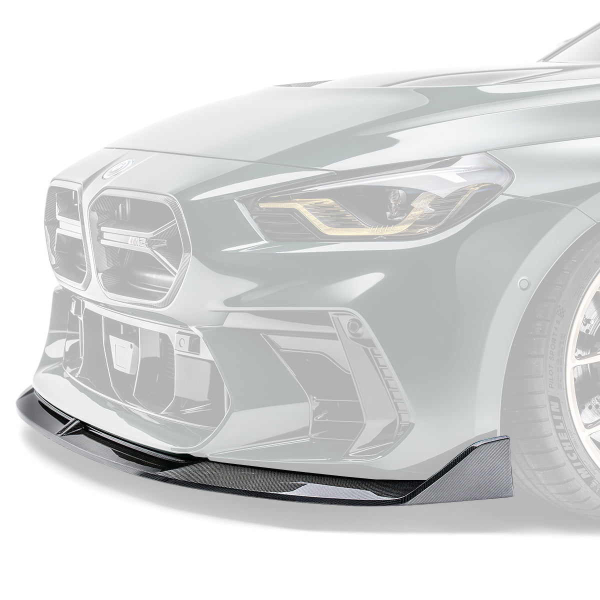 BMW G87 M2 Carbon Fiber Front Lip (ADRO Bumper) V2