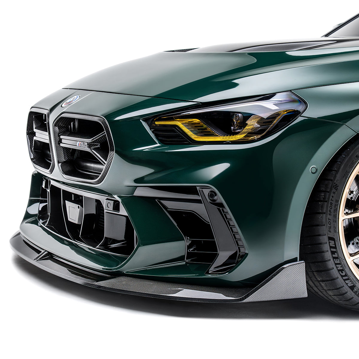 BMW G87 M2 Carbon Fiber Front Lip (ADRO Bumper) V2