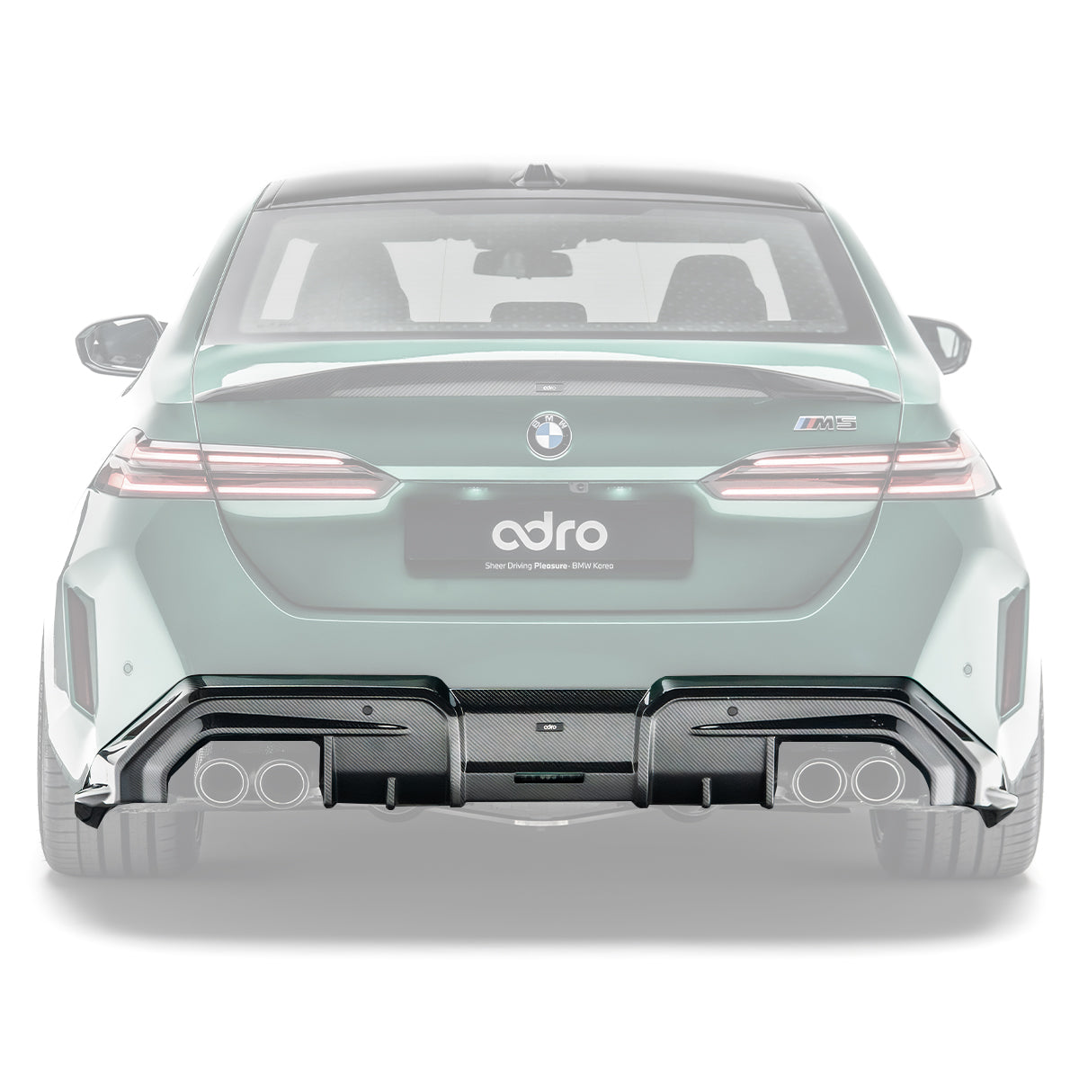 BMW G90 M5 Prepreg Carbon Fiber Rear Diffuser