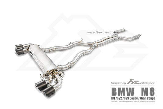 Fi Exhaust Valved Catback Exhaust BMW M8 F91/F92/F93 S63