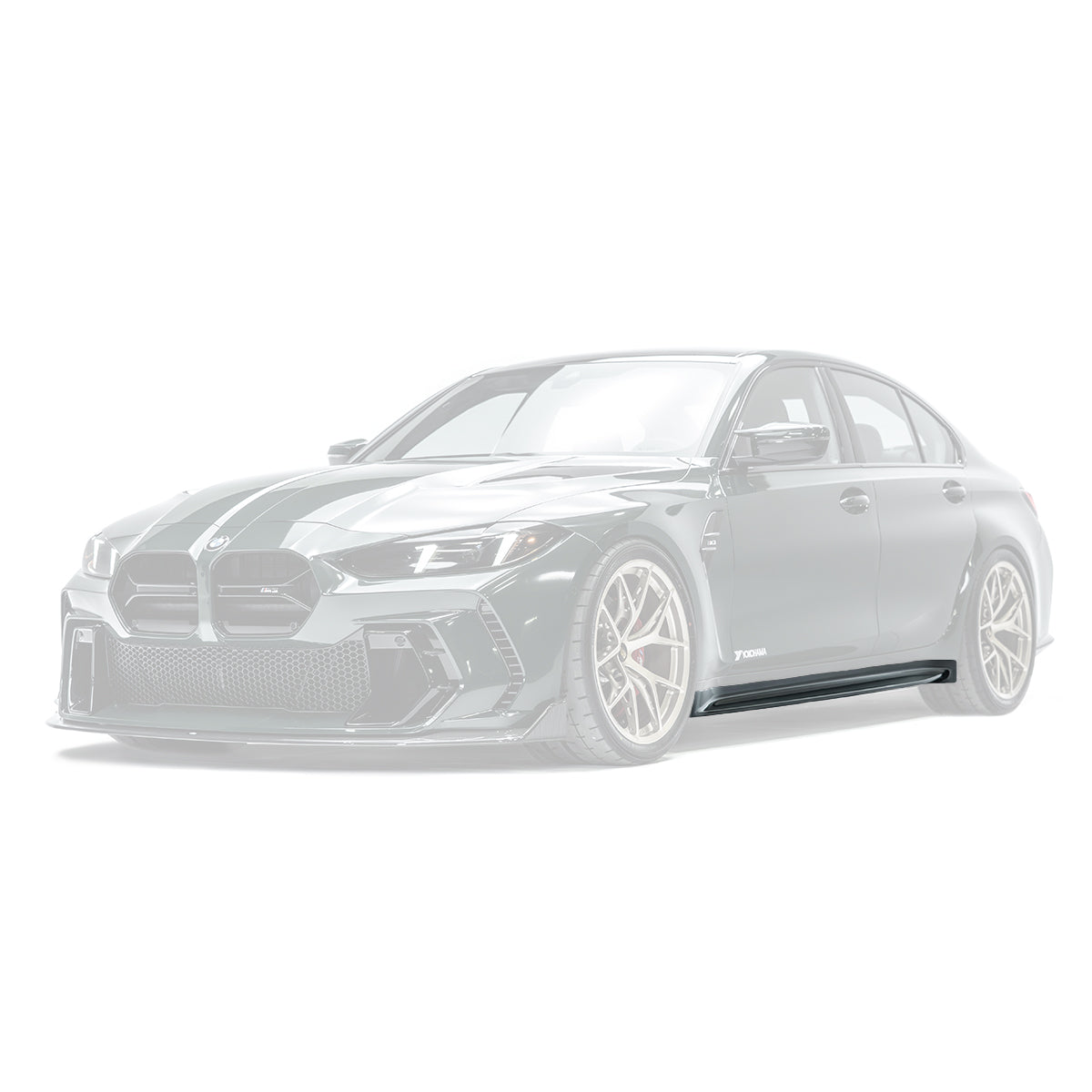 BMW G80 M3 Prepreg Carbon Fiber Side Skirts V2
