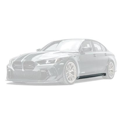 BMW G80 M3 Prepreg Carbon Fiber Side Skirts V2