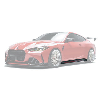BMW G82 M4 Prepreg Carbon Fiber Side Skirts V2