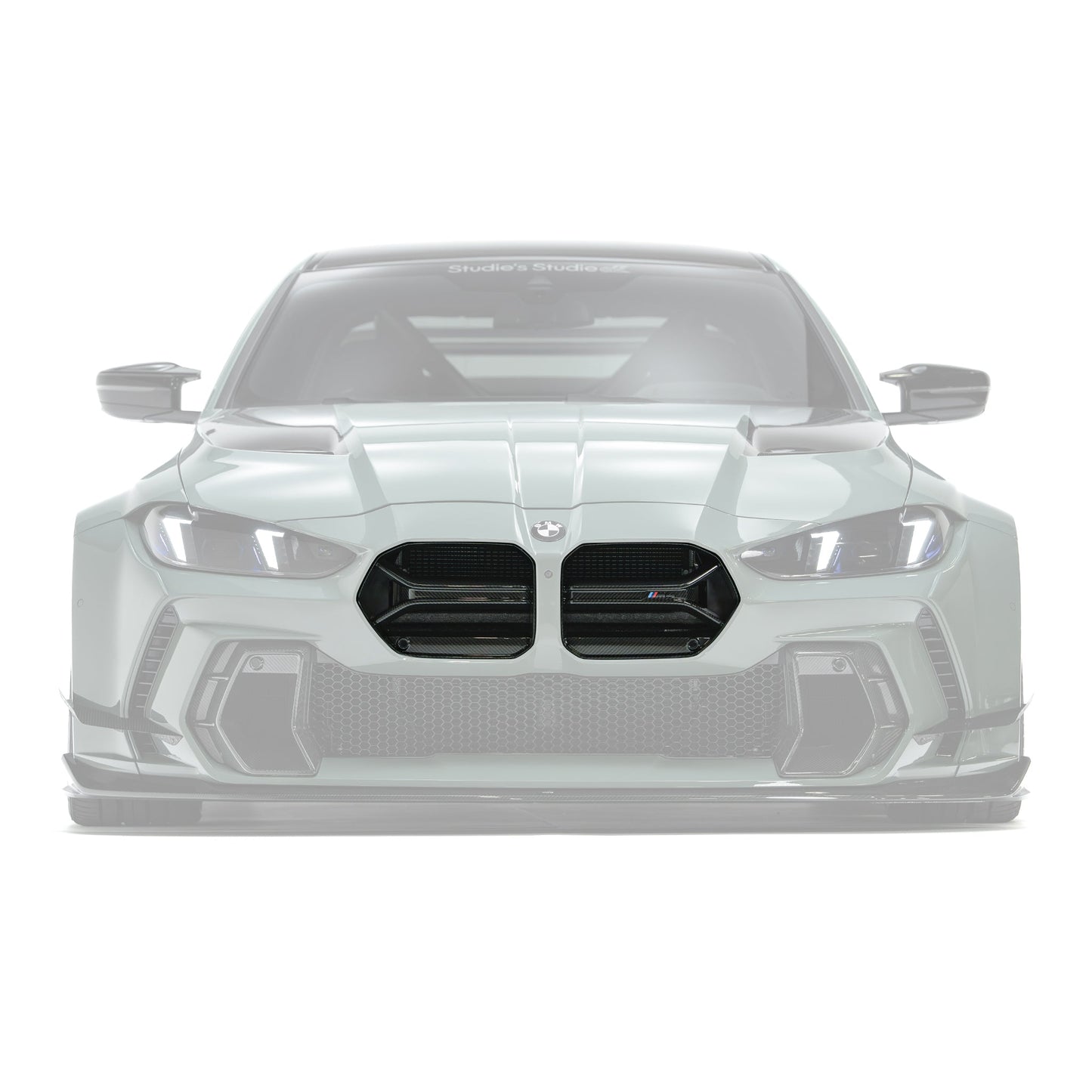 BMW G8X M3/M4 Prepreg Carbon Fiber Grilles (ADRO Bumper V2)