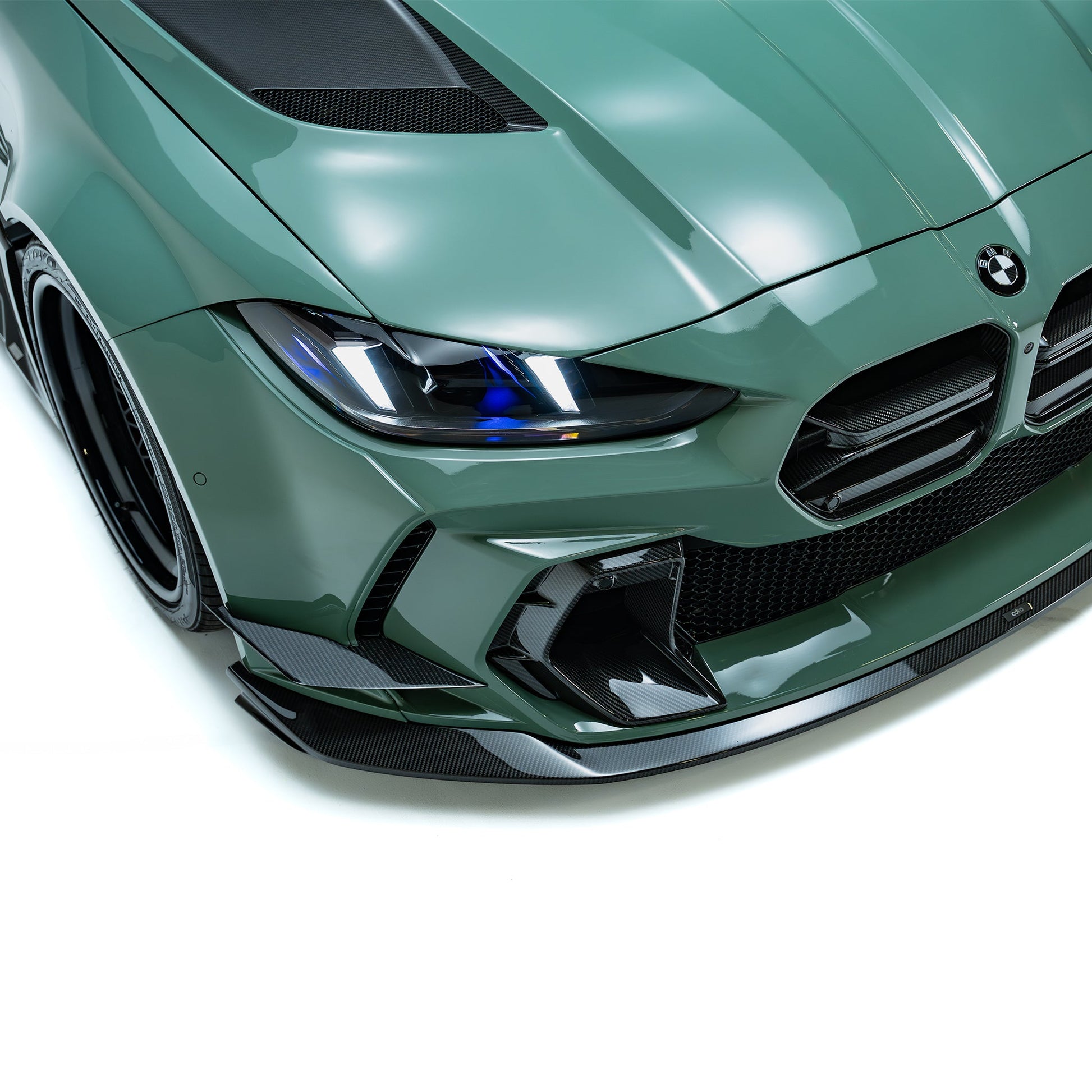 BMW G8X M3/M4 Prepreg Carbon Fiber Grille + Duct Vents Set (ADRO Bumper V2)